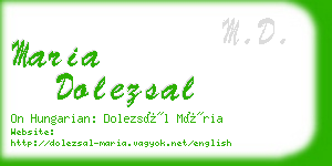 maria dolezsal business card